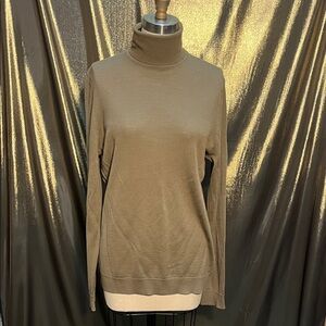 Men's Turtleneck Sweater - Olive